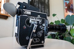 Bolex film camera