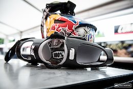 Loic Bruni has a custom elbow brace made of carbon fiber to add a little stability after his injury in Croatia at the opening round.