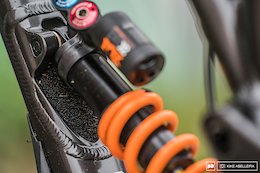 Commencal Supreme DH 29 Review - factory fitted moto-foam