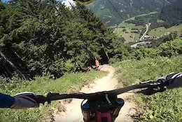 Video: Danny Hart Hits Warp Speed Down Champéry's World Champs Track