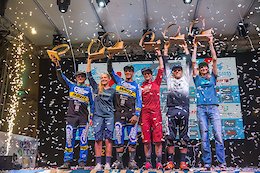 Team CRC Celebrate at the Finale EWS