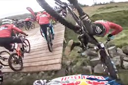 Video: Mass Carnage as Gee, Greg Callaghan &amp; Loic Bruni Overtake Riders During Red Bull Foxhunt