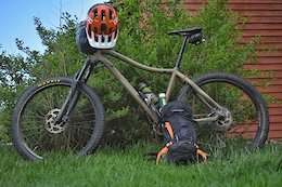 Bike Prepped and ready bike-packing near the indian peaks