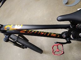 Just picked up my new Dirt Jumper. Everything stock so far except for Stamp 7 pedals. No complaints so far with the bike. Pretty sick ride.