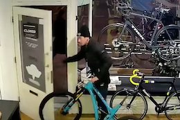 London Bike Thief Foiled by Door