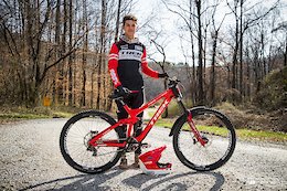 New to Trek's factory team is Ethan Shandro. This is his first year on the World Cup circuit and is here to compare his times against the bigger names before the first round.