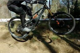Matt Simmonds Spotted on the New Cannondale Downhill Frame (We Think)