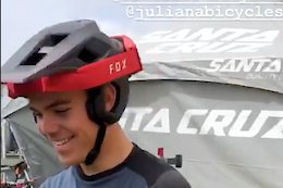 New Fox Open Face Dropframe Trail Helmet Spotted - Sea Otter 2019