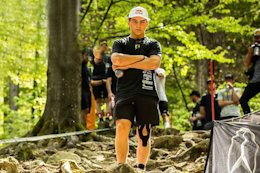 Video: Finn Iles' Pit Set Up &amp; Track Walk - Maribor World Cup DH 2019