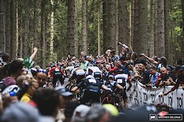 The crowds were massive once again in Nove Mesto.