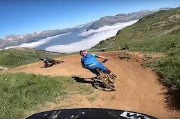 Video: Megavalanche 2019 Qualifying Course Preview with 2 EWS Racers and a Vanzac