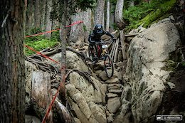 Local legened Chris Kovarik knows this trail well, and just missed the podium by one spot.