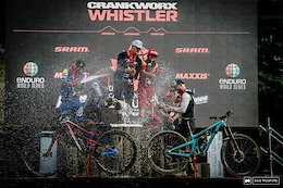 Richie Rude and Isabeau take top honors in whistler with Sam Hill and Noga Korem ion 2nd followed by Eddie Masters and Andreane Lanthier-Nadeau in 3rd