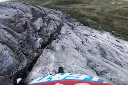 Video: Two More Views of Oscar Harnstrom's Huge Rock Face Ride