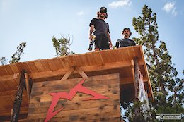 KJ and Spangler on the final drop/judges tower.