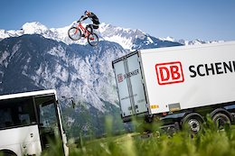Fabio Wibmer performs during the Shoot of Wibmers Law in Innsbruck, Austria on June 4, 2019 // Philip Platzer/Red Bull Content Pool // AP-21KD4ACQN1W11 // Usage for editorial use only //