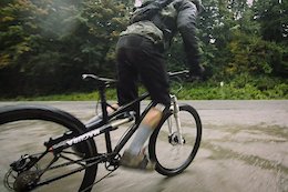 Video: Riding 'The Mother Forker' - a Homemade Bike With a Fork for a Rear Shock