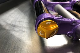 Marzocchi Launches Limited-Edition Athlete Series Purple Suspension Ahead of Rampage