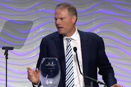 Video: Trek President John Burke Accepts Champion for Equality Award from Women's Sports Foundation