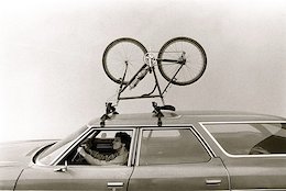 Dean Bradley produced the first issue of Mountain Bike Action magazine. This was one of his images published in the pages. "Ranchita Verde" was the Mantis delivery vehicle - A stately Chevrolet Impala wagon that got 10 MPG on a good day.