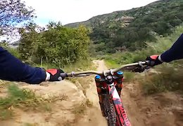 Video: Aaron Gwin Goes Flat Out in Laguna Beach - POV