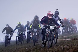 Video: Elbow to Elbow Downhill Racing at the Czech Republic's Dropdown Mass Start Race