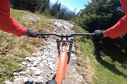 Video: Claudio Caluori Takes a Run Down the World's First Fully Electric Built Trail