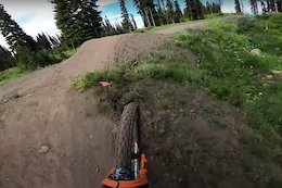 Video: Jesse Melamed's Lung-Busting POV from Stage 3 of the Silver Star Enduro - Crankworx Summer Series
