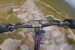 Video: Lewis Buchanan Rides the Fort William World Cup Track on a Trail Bike