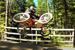 Video: Remy Metailler Follows Stacy Kohut Down Whistler Bike Park's Jump Trails