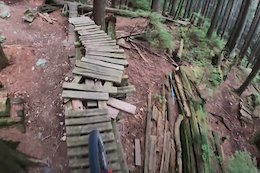 Video: Geoff Gulevich Rides Dilapidated North Shore Skinny Trails on his eMTB