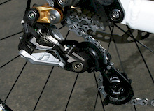 Shimano SAINT equipped DH bike-new Rear derailleur.