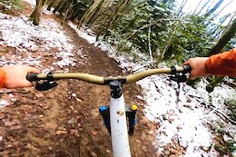 Video: Max Chapuis Shreds his Snowy &amp; Slippery Home Trails