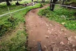 POV Video: Jesse Melamed Crushing Stage 3 &amp; Its Massive Climb - EWS Val di Fassa 2021