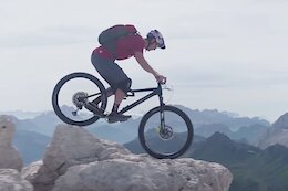 Video: Tom Oehler Rides Exposed Rocky Lines in the Dolomites