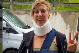 Nina Hoffman Breaks Collarbone in Worst Crash of Her Life