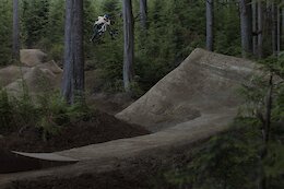 Brandon Semenuk during the filming of 'Realm' on the Sunshine Coast, Canada on July 14, 2021.