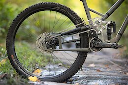 First Look: Lal Bikes' Supre Drivetrain Splits The Derailleur In Half Before It Happens On the Trail