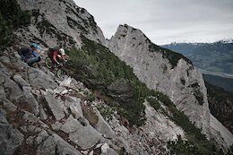 Video: Riding a Technical, Steep, Puzzle of a Descent in the Tyrolean Alps