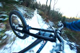 Video: Vinny T Hits Gaps on Icy Local Trails