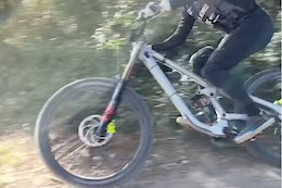 Spotted: Danny Hart is Testing a High Pivot Cube Downhill Bike