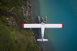 Tyax Adventures' float plane unloads guests in the South Chilcotin Mountains of British Columbia, Canada. - Sterling Lorence Photo