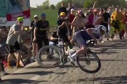 Another Spectator has Caused a Crash in a Major Road Race