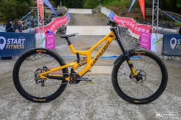 21 World Cup Riders' Race Bikes from the British National DH at Fort William