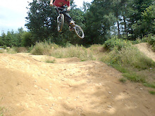 me dirt jumping at caerphilly