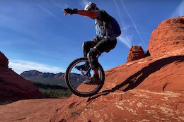 Video: Riding Some of Sedona's Hardest Lines on... a Unicycle?
