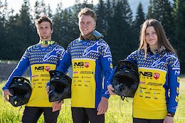 The NS Bikes UR Team Will Race Leogang in 'Ride 4 Ukraine' Custom Jerseys In Support of Ukrainian War Victims