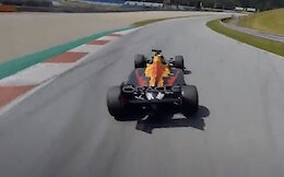 Video: Max Verstappen &amp; Fabio Wibmer in a 2-Seat F1 Car