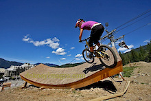 Into the dish at Whistler's bone yard-photo by Derek Vanderkooy