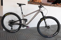 The fact that Chromag are working on a new line of full suspension bikes isn't exactly a secret, but the appearance of this Darco Ti was a surprise.